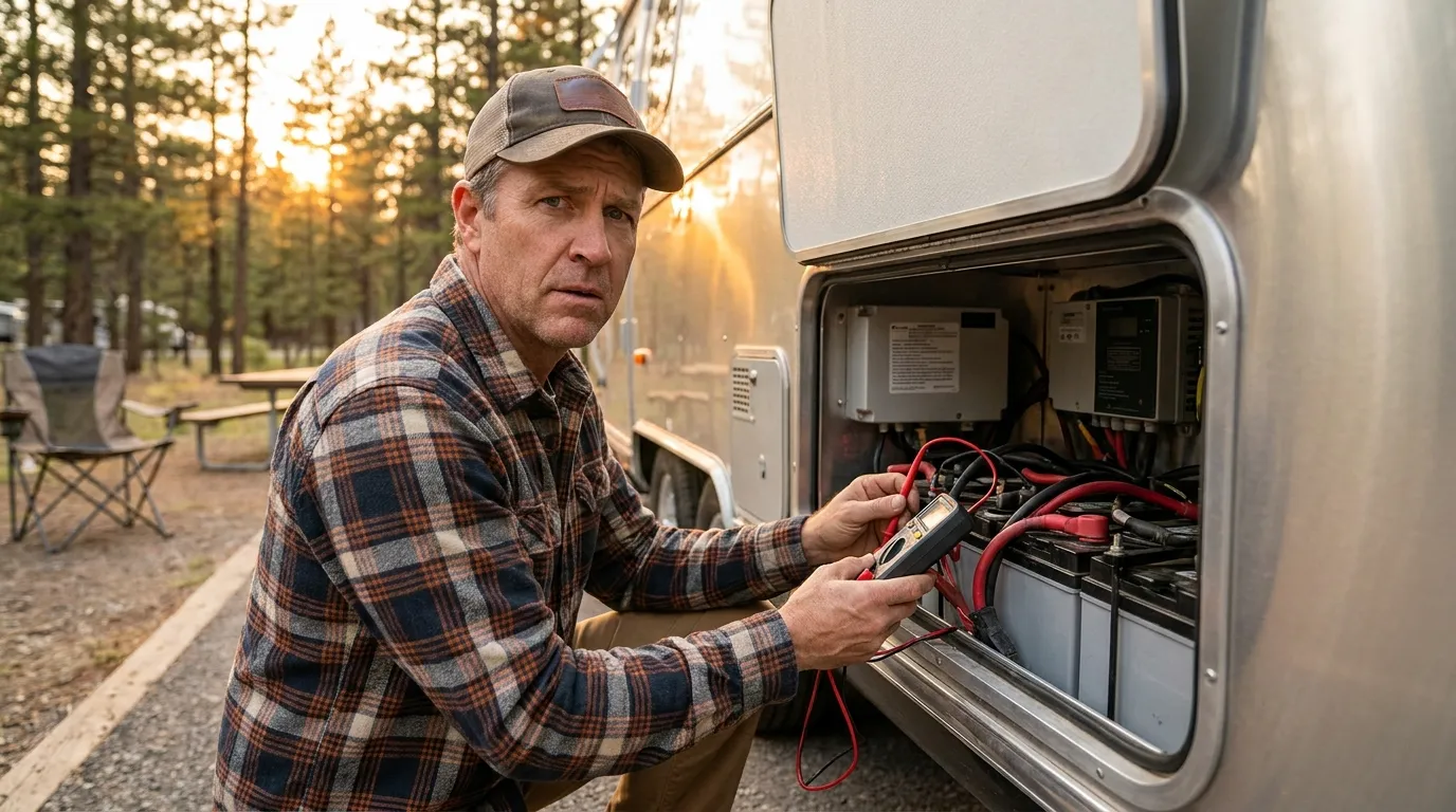 RV Battery Not Charging While Plugged In